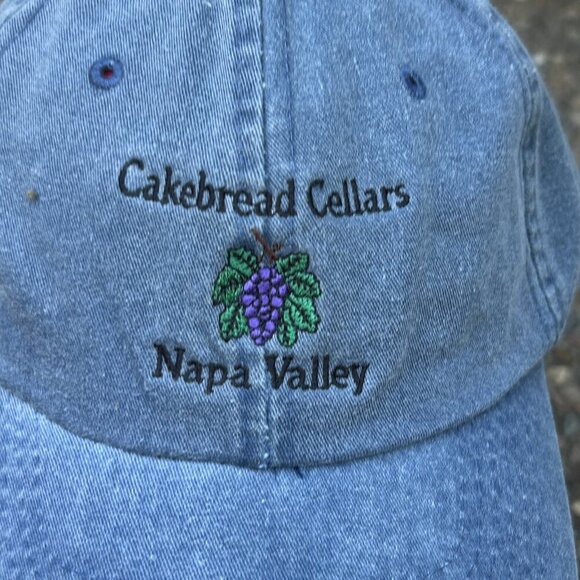 Cakebread Cellars Denim Blue Baseball Cap Port Authority - Picture 6 of 7